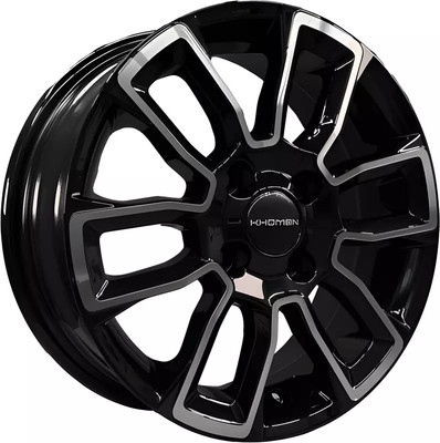 Литой диск Khomen KHW1406 Toyota Corolla 14x5.5" 4x100мм DIA 60.1мм ET 43мм (Black FP)