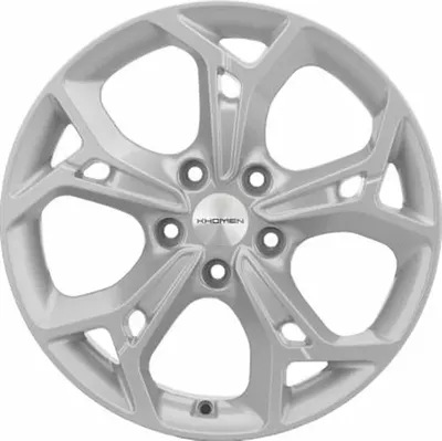 Литой диск Khomen KHW1702 Qashqai 17x7" 5x114.3мм DIA 66.1мм ET 40мм F-Silver