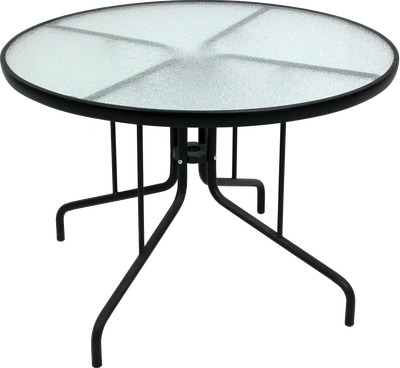 Стол садовый Garden Story к набору Марсель / SC-122T (черный/столешница прозрачная)