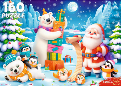 Пазл РЫЖИЙ КОТ Праздничная суета / П160-7607 (160эл)