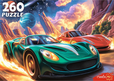 Пазл РЫЖИЙ КОТ Крутые машины в космосе / Ф260-6645 (260эл)