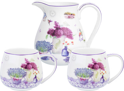 Набор для напитков Elan Gallery Лаванда+кружка 400мл / 420237+3 (2шт)