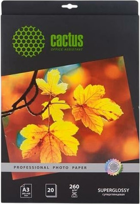 Фотобумага Cactus Prof CS-HGA326020