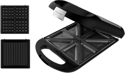 Мультипекарь Cecotec Rock'nToast Family 3 в 1 / 3112