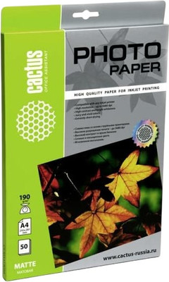 Фотобумага Cactus CS-MA419050