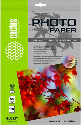 Фотобумага Cactus CS-GA4180100