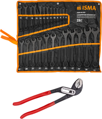 Набор ключей ISMA ISMA-5261P+1 Black / 63604