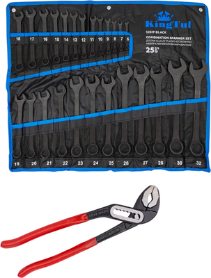 Набор ключей KingTul KT-5261P+1 Black / 63605