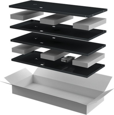 Комплект панелей для щита ITK Linea E / LE05-33UX1-X (черный)