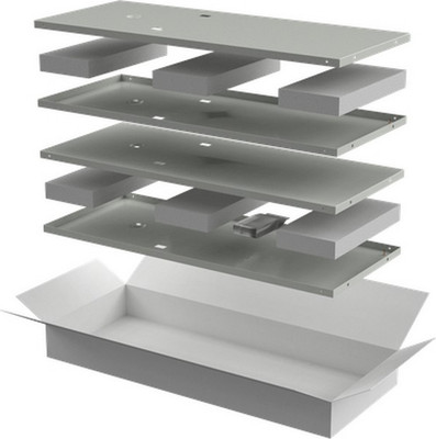 Комплект панелей для щита ITK Linea E / LE35-47UX1-X (серый)