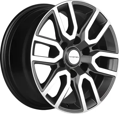 Литой диск Khomen KHW1723 Pajero 17x8" 6x139.7мм DIA 67.1мм ET 46мм (Gray FP)