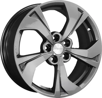 Литой диск Khomen KHW1724 Exeed LX 17x7" 5x108мм DIA 60.1мм ET 33мм Gray