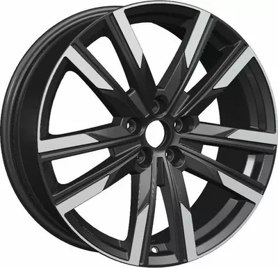 Литой диск Khomen KHW1905 GAC GS8 19x7.5" 5x120мм DIA 59.5мм ET 41мм (Black FP)