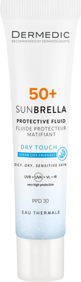 Флюид солнцезащитный Dermedic Sunbrella Матирующий SPF 50+ PPD30 (40мл)