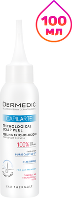 Пилинг для кожи головы Dermedic Capilarte Трихологический (100мл)