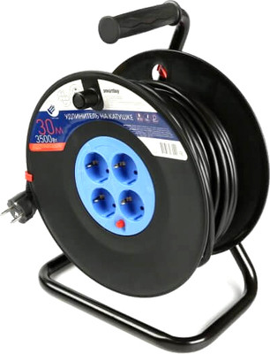 Удлинитель на катушке SmartBuy SBE-16-4-30-Z