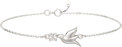 Браслет из серебра ZORKA 06D0013.ZZ (18см, с бриллиантом)