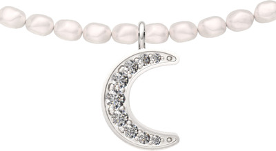 Колье из серебра ZORKA 0530013.ZZ (38см, с жемчугом)