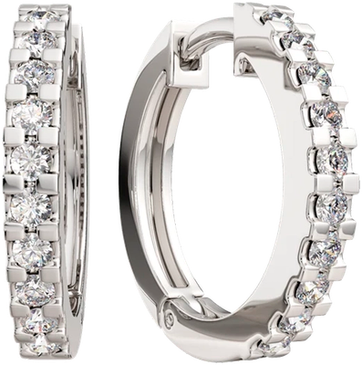 Серьги из серебра ZORKA 03101415.ZZ (с фианитами)