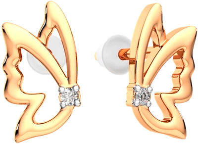 Серьги из розового золота ZORKA 3101769S.9K.R (с фианитами)