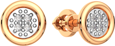 Серьги из розового золота ZORKA 3D00253.9K.R.ZZ (с бриллиантами)