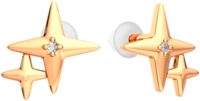 Серьги из розового золота ZORKA 3D00575S.9K.R (с бриллиантами)