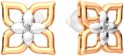 Серьги из розового золота ZORKA 3D00576S.9K.R (с бриллиантами)