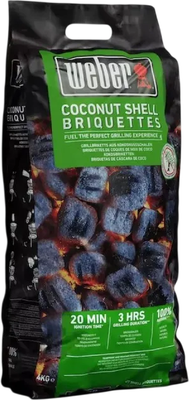 Угольные брикеты Weber Кокосовые 18401 (4кг)