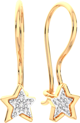 Серьги из розового золота ZORKA 3101266.14K.R (с фианитами)