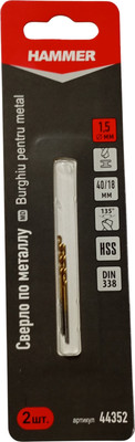 Набор сверл Hammer 44352 (2шт)