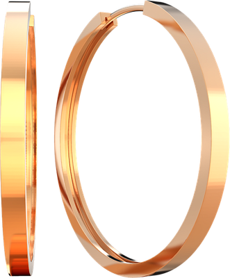 Серьги из розового золота ZORKA 350004.14K.R