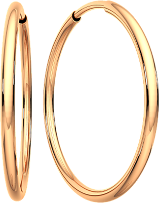 Серьги из розового золота ZORKA 361201/2