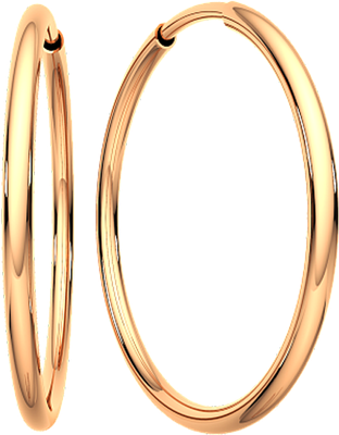 Серьги из розового золота ZORKA 361201/3