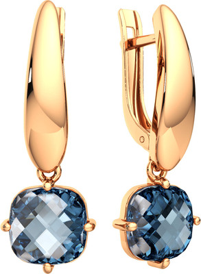 Серьги из розового золота ZORKA 3S41219.14K.R (с топазами)