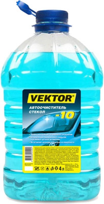 Жидкость стеклоомывающая VektoR -10 ПЭТ / 66015402 (4л)
