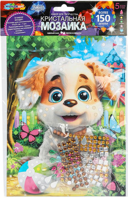 Набор алмазной вышивки MultiArt Песик / CRYST-114756