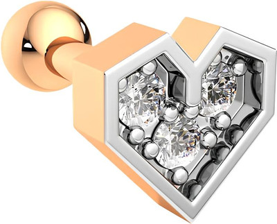 Пирсинг из розового золота ZORKA 710035.14K.R (с фианитами)