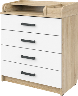 Комод пеленальный Атон Marvin (дуб сонома/белый)