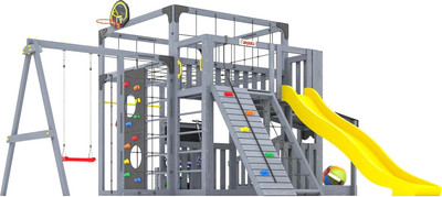 Игровой комплекс Савушка Куб–5 / С-КУБ-05-С (серый)