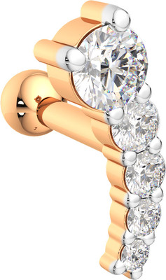 Пирсинг из розового золота ZORKA 710038.14K.R.ZZ (с фианитами)