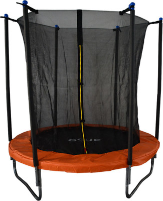 Батут GoUP Elite 6FT (с сеткой, оранжевый)