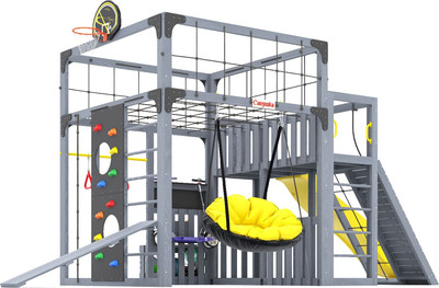 Игровой комплекс Савушка Куб–3 / С-КУБ-03-С (серый)