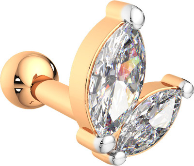 Пирсинг из розового золота ZORKA 710039.14K.R (с фианитами)
