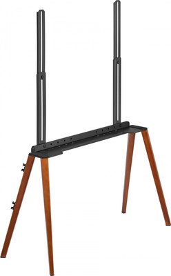 Стойка для ТВ/аппаратуры Cactus CS-ST3646BKWN (черный/орех)