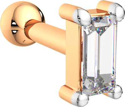 Пирсинг из розового золота ZORKA 710040.14K.R (с фианитом)