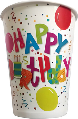 Набор бумажных стаканов Лекс Вечеринка (6шт, 250мл)