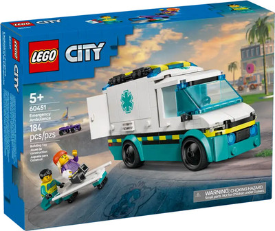 Конструктор Lego City Скорая помощь 60451