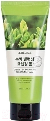 Пенка для умывания Lebelage Балансирующая с зеленым чаем (180мл)