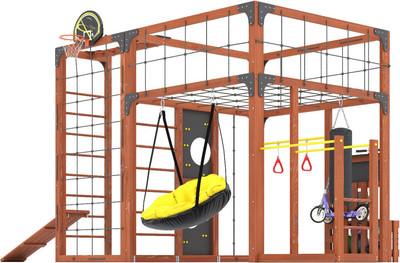 Игровой комплекс Савушка Куб–2 / С-КУБ-02-МХГ (махагон)