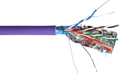 Кабель Lanmaster TWT-5EFTP-NGLS (305м, фиолетовый)